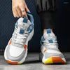 Casual Shoes Men's 2024 Autumn/Winter High-Top Sports Comfort Running Basketball Crossover Dad för tonåringar