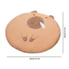 Pillow Round Seat Cartoon Cute Chair With Memory Foam Plush Furniture Accessories For Living Room Automobile Cafe