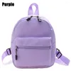 Bolsas de escola Moda Mulheres Mini mochilas de inverno meninas adolescentes pequenas viagens de estilo formal de viagens femininas mochilas