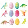 Ört Essence Children's Essential Oil Bath Ball Dinosaur Egg 6 Presentlåda Bad Bomb Bath Sea Salt Bath Fuktande slät hud