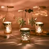Glam Design kandelaars lamp kerstmis kleine tafel decoratieve kaarsenhouders unieke teal licht kerzenhalter feestdecoratie