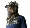 Ghillie Camouflage liściasty kapelusz 3D Full Face Mask Nekuar Turkey Camo Hunter Hunter Hunting Akcesoria