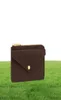 ファッションキーチェーンカードホルダーRecto Verso Womens Mini Zippy Wallet Coin Purse Bag Belt Charm Key Pouch Pochette Accessoires 69431 1997656