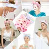 Elastische Stirnbänder für Frauen Make -up Waschanlage Spa Stirnband Haare Frau Weichkoralle Fleece Halte Haarbänder Mädchen Haarzubehör Accessoires