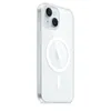 Clear Magnetic Case för Apple iPhone 15 14 13 12 11 Pro Max Plus 12 11 mini XS Max XR 8 7 SE SE2 med Magsafe Plain Transparent
