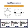 100pcs / lot Caoutchouc 1/4 "M22 JOINT JOINT DE RING 3/8" Caoutchouc toxique pour le tuyau de lavage à haute pression déconnecter rapidement