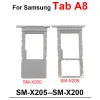 För Samsung Galaxy Tab A8 10.5 "SM-X200 x205 Single Dual Memory SD Card +Sim Card Sim Tray Holder Socket Slot Ersättningsdelar
