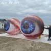 6M Dia (20 stóp) z nadmuchiwanym symulowanym modelem Balonu Eye do dekoracji reklamowej zdarzeń na świeżym powietrzu