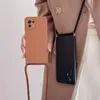 Xiaomi12 t crossbody lanyard fodral för xiaomi mi 12t pro 12 11 Lite 5g ne 11i 10t 11t 10 sladd silikon täckning xiomi 12x 12lite 5 g