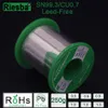 1 stks 250 g 1.1lb loodvrije soldeerdraad SN99.3 Cu0.7 Rosin kern voor elektrische soldeer Rohs Rosin Core Soldeer Tin