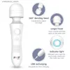 その他のヘルスビューティーアイテムDrywell AV Magic Wand Vibrator for Clortis Stimulator Multi Speeds Adult Toy for Women Vibrators USB Dildo Silicone L49