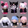 INS Cinnamoroll Kuromi Graduation Plush 30cm New Style Cartoon Plush Soft Stuffed Plush for Student Gifts