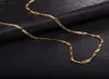 Vendita di collana da uomo Figaro Catena 2mm da 470 mm Catene 18k Giallo Goldrose Goldrose Gold Placted World World World Modely Cahin2435251