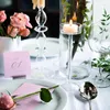 Kaarsenhouders romantische Noordse Europese glas kandelaar tafel kaarslicht diner ornamenten thee wax ins