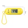 Student Mini Dreave Clock Talchia elettronico Torna elettronica Oval Ovale Digital Table Display Display Clockchain Hanging Keychain