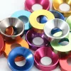 10Pcs M2 M2.5 M3 M4 M5 Aluminum Alloy Countersunk Head Washer Head Bolt Washers Gasket Anodized Flat Head Washer Colorful