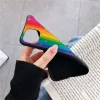 Gay Lesbian LGBT Rainbow Phone Case för iPhone 15 14 13 12 11 Pro Max Mini SE 7 8 Plus X Xs XR Black Silicone Soft Fundas Cover