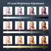 Lights 10 "Selfie Ring Light Photography LED Rim of Ring Lamp med mobil hållare Stand Rund Ringlight TripoD för telefon smartphone live