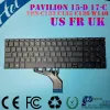 Клавиатура клавиатуры для ноутбука для HP 15DA 15DB 15DX DR CX 15CS 15CW 250 255 G7 15SDU 15SDY TPNC133 C135 C136 C139 W140 Белый серый