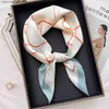 Action Toy Figures French Bow Small Square Scarf New 70 Womens Style Versatile Spring and Autumn Thin Decorative