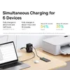 Baseus 65W Desktop Charger Digital Power Strip Retractable-C 65W Fast Charger PowerCombo For Laptop Phone Quick Charger