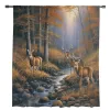 Forest Deer Creek Tüll Vorhänge für Wohnzimmer schiere Vorhang für Schlafzimmer Fenster Jalousien Voile Vorhänge