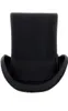 135cm high 100 Wool Top Hat Satin Lined President Party Men039s Felt Derby Black Hat Women Men Fedoras60241968039070