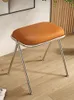 Zagłówki Ottoman Nordic Makeup Stool Luksusowa sypialnia komoda miękka stołka prosta nowoczesne designerskie krzesło bufetów stołek krokowy