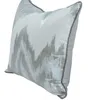 Travesseiro moda de travesseiro cool cinza geométrico de arremesso decorativo/almofadas 45 50 nórdicos modernos capa prateada decoração de casa