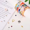 1 Box Frucht Polymer Tonperlen Acrylperlenmischform Form Shell Metall Anhänger DIY Preppy Armband Halskette Sommerthema Making Kit Kit Kit