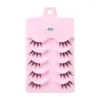 False Eyelashes Half Fake 5/10 Lashes Soft Natural Cils Faux Fluffy Extension Tool Maquiagem Makeup Eye Ha O7o2