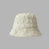 Bérets Bucket Hat Women Sunshade Automn Spring Fisherman Panama Cap Design Design Suncreen Chapeaux pour Gorro