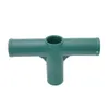 8pcs Plastic Gardening Frame Edging Corner Connectors Heavy Duty Pipe Frame Awning Bracket Plant Stakes Fencing Pipe Joint