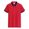 Polo personnalisé Men Hommes Summer Ments Shorts Coul Couleur Couleur Business Vêtements Luxury Tee Imprimé 240402