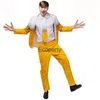 New Oktoberfest Costume For Men Women Bavarian Beer Cosplay Fancy Outfits Yellow Beer Suit 3d Printed Clothes Carnival Party Set