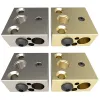 Stampante 3D CR10 Brass di alta qualità Brass Ramio Riscaldata in lega di titanio Aggiornamento del blocco di calore Copper Plating per Ender 3 CR-10 Hotetend