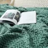 Blankets MIDSUM Knitted Blanket With Tassel Solid Color Sofa Chaise Cover Towel Shawl Tapestry Travel Picnic Nordic Home Decor