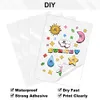 50 Sheets Vinyl Sticker Paper A4 Printable Paper Sheet Self Adhesive Paper Sticker Waterproof Glossy White Sheet DIY Craft Card
