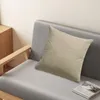 Kissen Baumwollwäsche Quadratwurf Deckung Dekorative Abdeckung 18x18 Zoll für Sofa Couch Bedcar