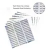1000pcs Sigillatura olografica StickStamper Proof Vuoto Etichetta Numero di serie StickCustomized 50mmx10mm 240411