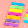 20*7pcs Fluoreszenz transparente Sticky Notes Memo Lesezeichen Banner Sticky Notes Sticker Index Marker School Office Schreibwaren