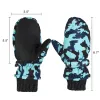 Animaux bébé peluche épaississant gants enfants hiver chauds respirant mittens filles garçons de mode camouflage gants de neige