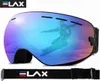 Solglasögon ELAX dubbla lager Antifog Goggles Ski Glasses Män Kvinnor Cyklasser Solglasögon MTB Snöskidorna Goggles Eyewear9553164