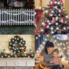 80 LED Christmas Lights 10m Snowflake String Lights Battery Operated Winter Wonderland Room Decorations for Xmas Tree Holiday