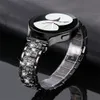 Diamond strap for Samsung Galaxy Watch 4/Classic/5/pro/Active 2 40mm 44mm Metal 20mm 22mm link Bracelet huawei gt 2e-3-pro band