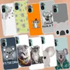 Koala kawaii casse de téléphone animal pour xiaomi redmi note 11 10 12 pro plus 9 8 7 12s 11t 11s 11e 10s 9t 8t 9s 4G 5G Capa Coque pour x