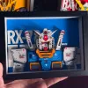 Gundam RX-78-2 RX-0 UC Mech Warrior Paper Art Stereoscopic Painting Handmade Art Painting Desktop Ornament Decoratief schilderen