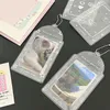 Frames 3 Inch Ins Keychain Pocard Holder Pvc Po Frame Key Ring Bag Pendant Pocket Idol Sleeves Pocards Protector