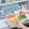 Opslagflessen huisdier koelkast organisator fruit ei koelkast doos container voedsel voedsel frisse pantry keuken