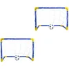 2x Net de football pour enfants OBJECTIF FOOTBOS DE FOOTBOSS DE FOOTABLE SOCCER NET TENNIS NET POUR KIBLES OBJECTIF DE SOCCER INDOOR POST BACKYARD SOCCER GOST